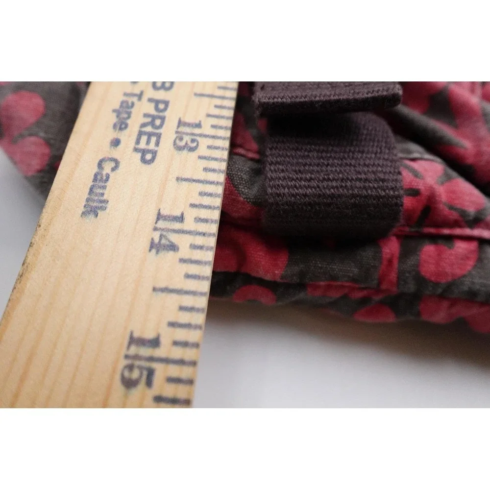 Rare Vintage Surf Roxy Hibiscus Floral Canvas Rucksack College Backpack Y2K Boho